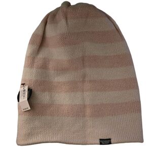 NWT Victoria's Secret Women's Reversible Black and Pink Beanie